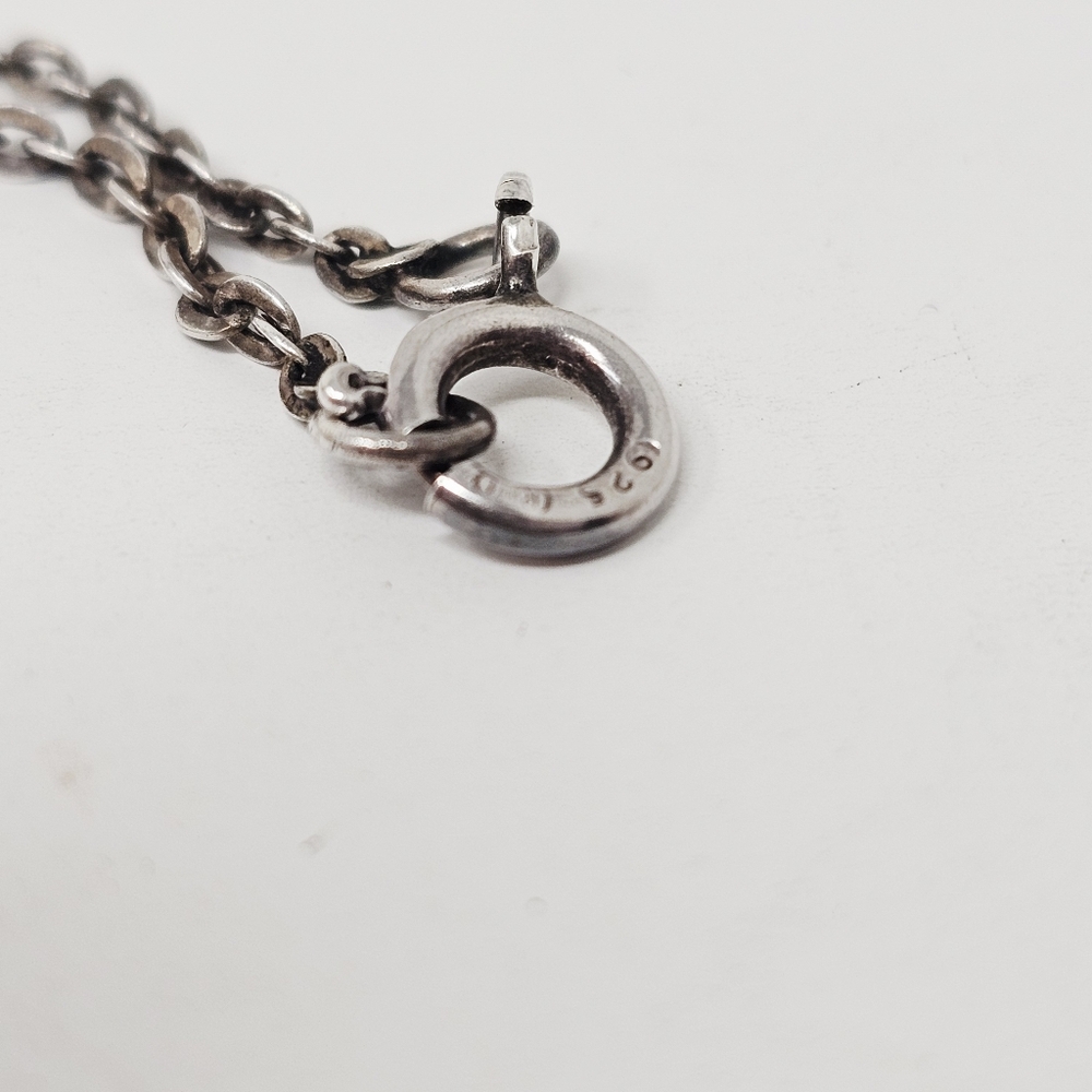 Amethyst Sterling Silver Necklace 925 - Picture 2 of 5